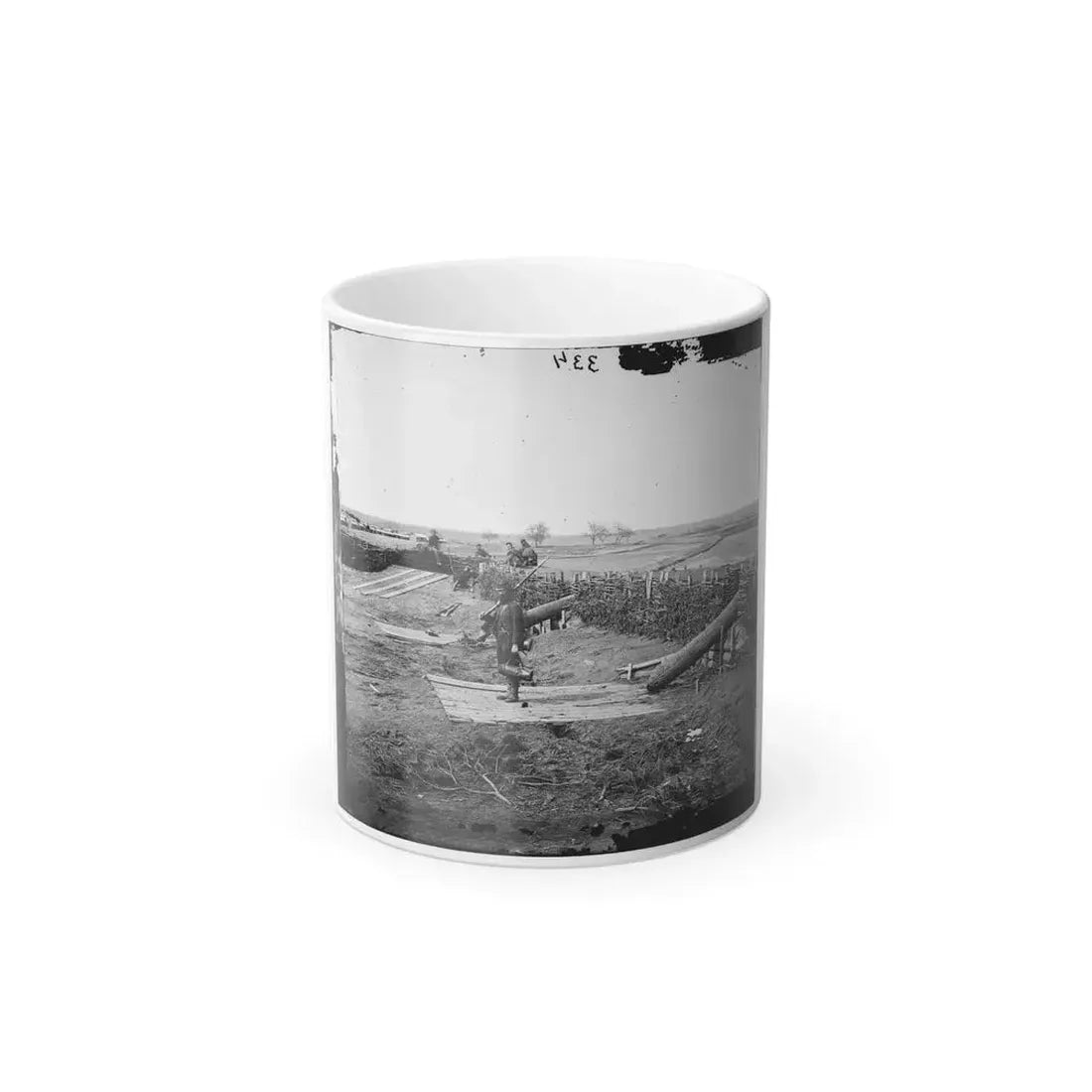 Centreville, Va. Fort on the Heights, With Quaker Guns (U.S. Civil War) Color Changing Coffee Mug 11oz Default Title 11oz - Go Mug Yourself