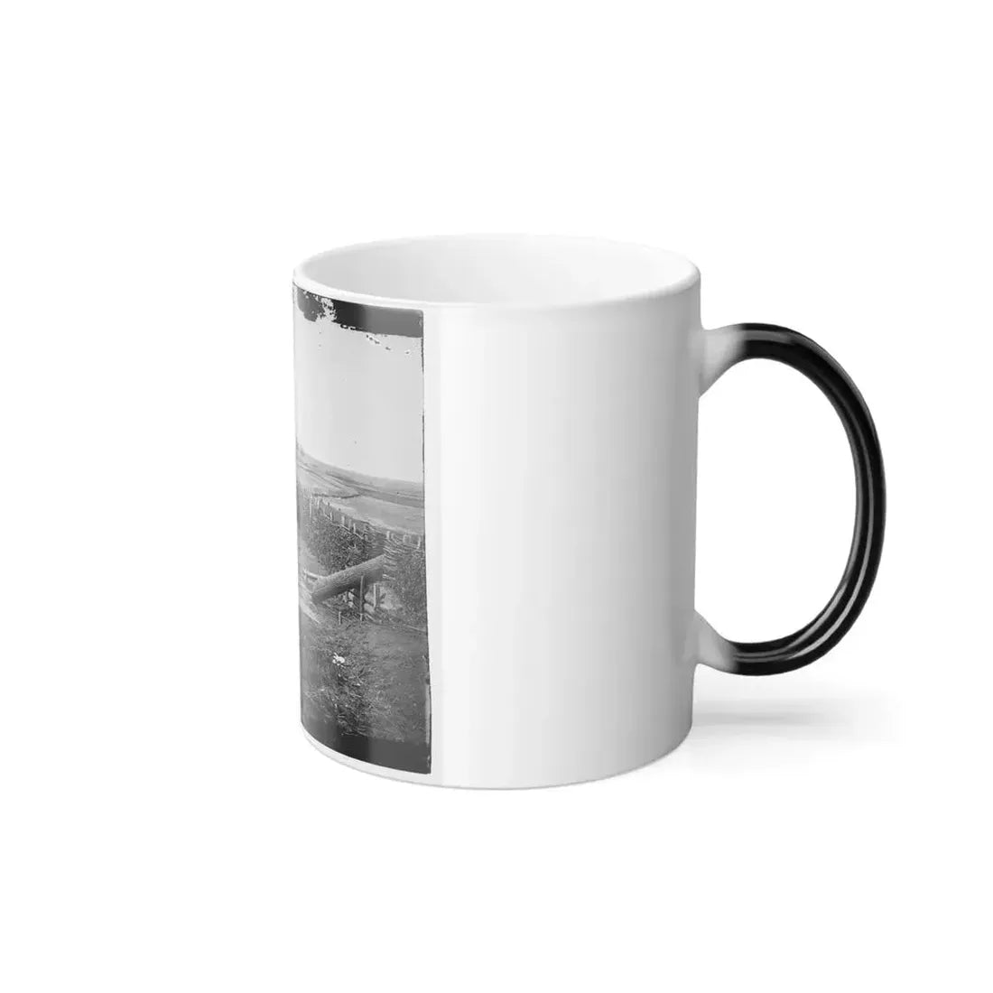 Centreville, Va. Fort on the Heights, With Quaker Guns (U.S. Civil War) Color Changing Coffee Mug 11oz - Go Mug Yourself