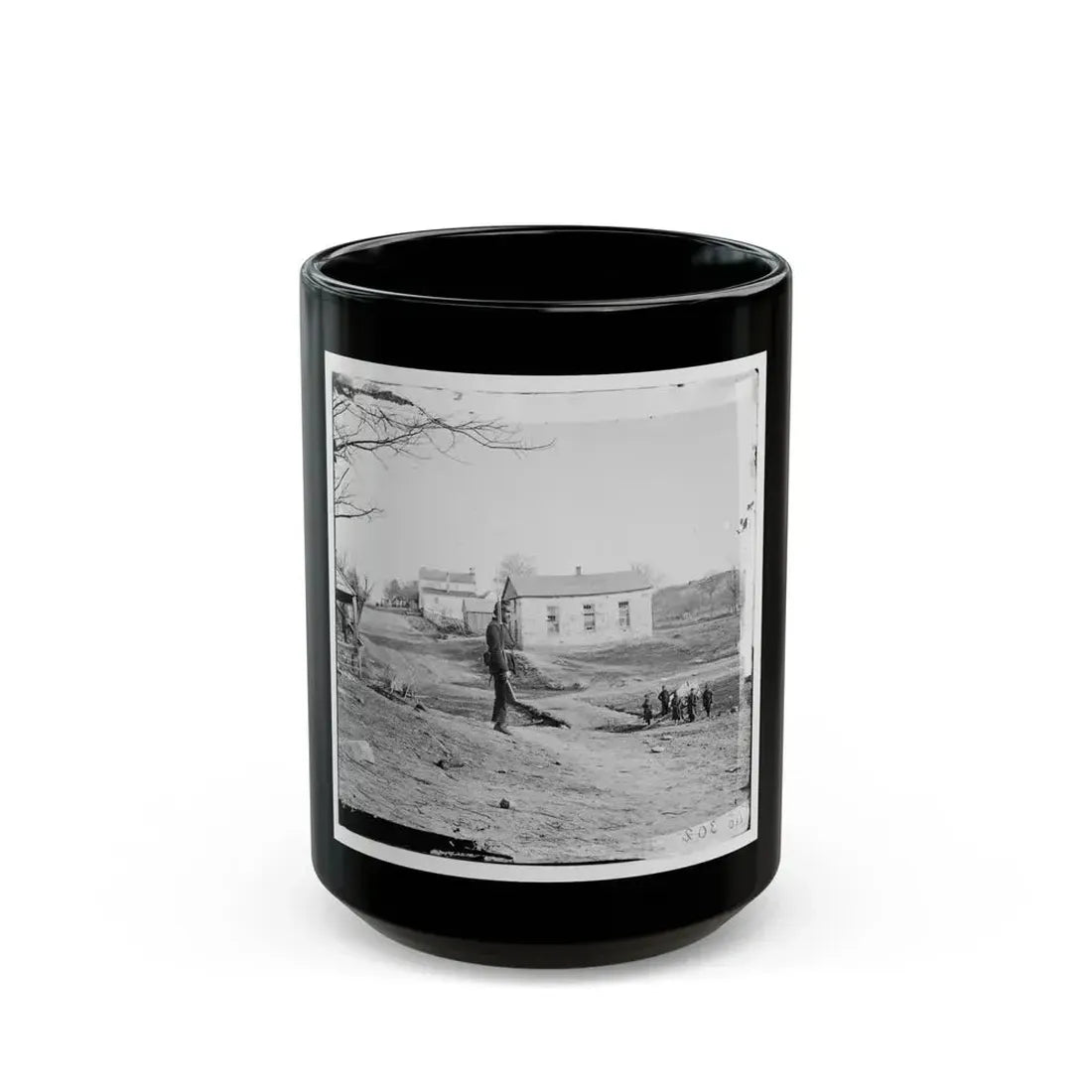 Centreville, Va. Stone Church (U.S. Civil War) Black Coffee Mug 15oz - Go Mug Yourself