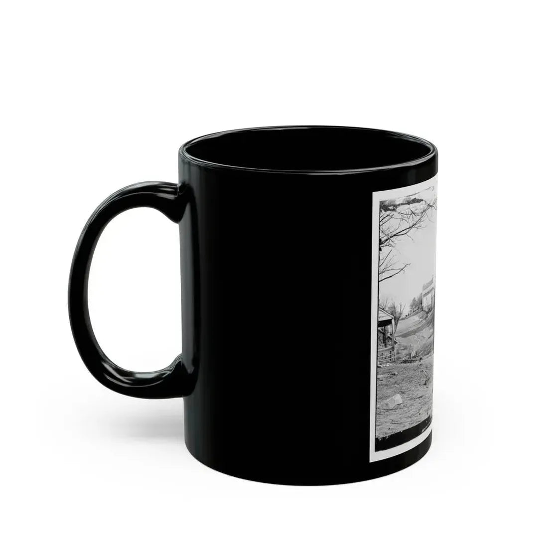 Centreville, Va. Stone Church (U.S. Civil War) Black Coffee Mug - Go Mug Yourself