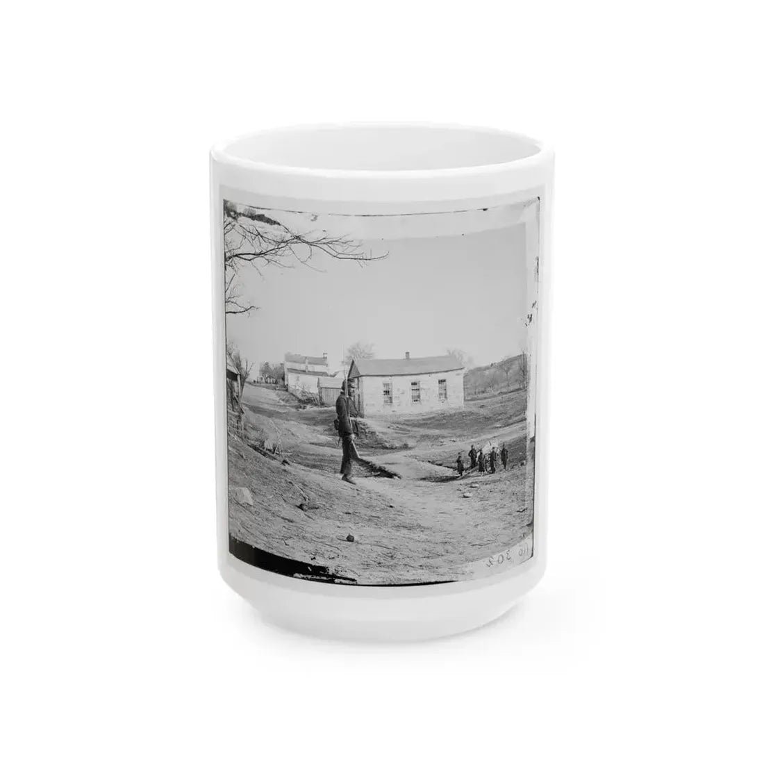 Centreville, Va. Stone Church (U.S. Civil War) White Coffee Mug 15oz - Go Mug Yourself