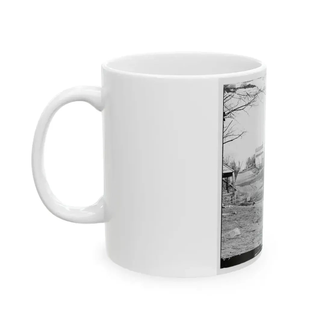 Centreville, Va. Stone Church (U.S. Civil War) White Coffee Mug - Go Mug Yourself