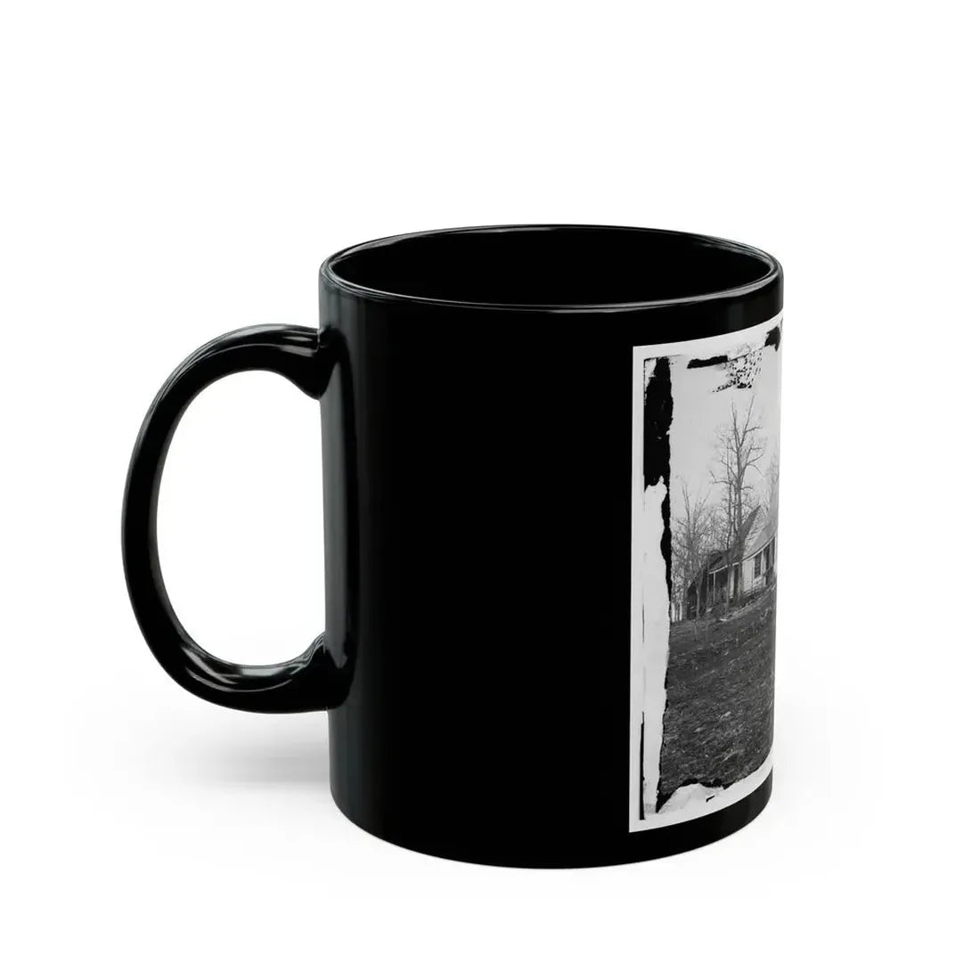 Centreville, Va., Vicinity. Mrs. Spinner's House (U.S. Civil War) Black Coffee Mug - Go Mug Yourself