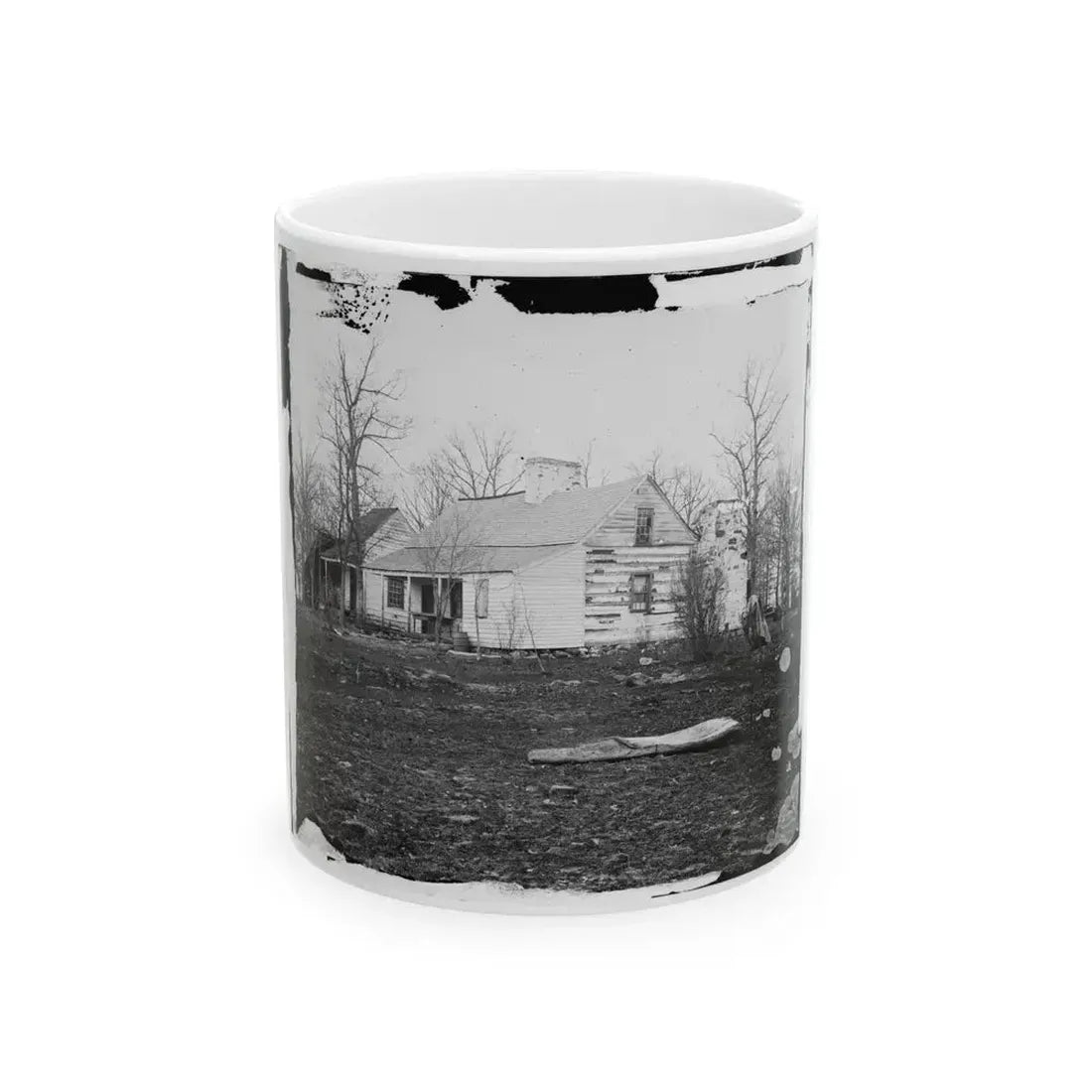 Centreville, Va., Vicinity. Mrs. Spinner's House (U.S. Civil War) White Coffee Mug 11oz - Go Mug Yourself