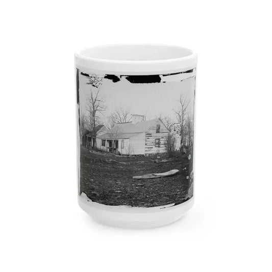 Centreville, Va., Vicinity. Mrs. Spinner's House (U.S. Civil War) White Coffee Mug 15oz - Go Mug Yourself