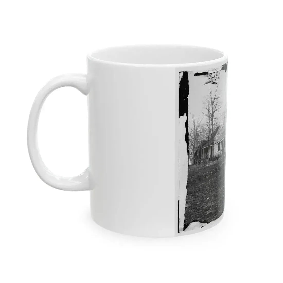 Centreville, Va., Vicinity. Mrs. Spinner's House (U.S. Civil War) White Coffee Mug - Go Mug Yourself
