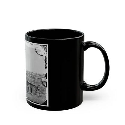 Centreville, Va. Confederate Winter Quarters, South View (U.S. Civil War) Black Coffee Mug-Go Mug Yourself