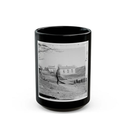 Centreville, Va. Stone Church (U.S. Civil War) Black Coffee Mug-15oz-Go Mug Yourself