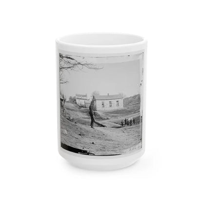 Centreville, Va. Stone Church (U.S. Civil War) White Coffee Mug-15oz-Go Mug Yourself