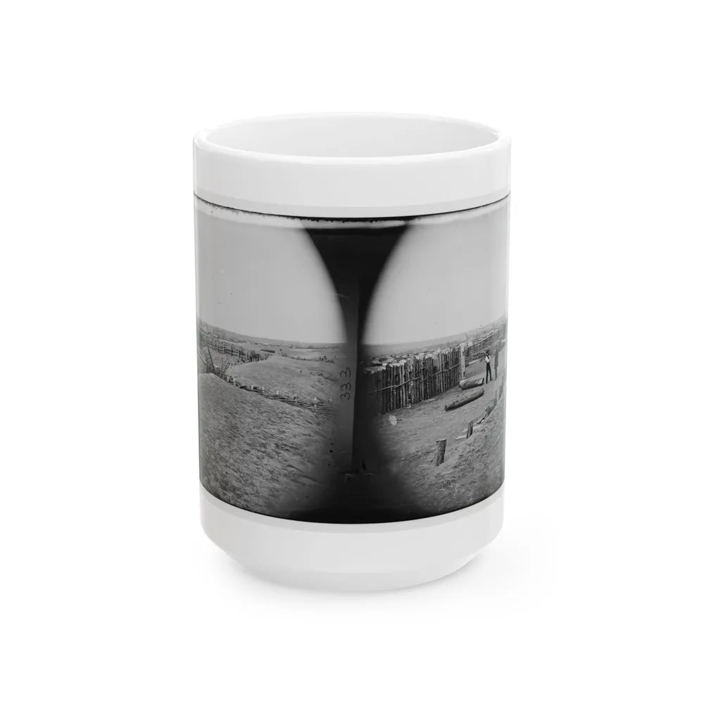 Centreville, Va. The Principal Fort (U.S. Civil War) White Coffee Mug-15oz-Go Mug Yourself