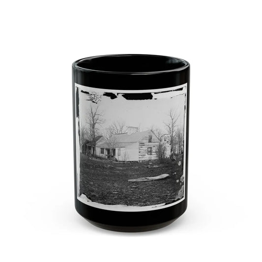 Centreville, Va., Vicinity. Mrs. Spinner's House (U.S. Civil War) Black Coffee Mug-15oz-Go Mug Yourself