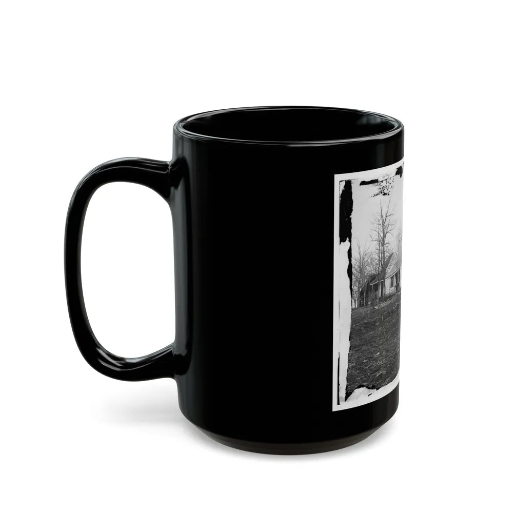 Centreville, Va., Vicinity. Mrs. Spinner's House (U.S. Civil War) Black Coffee Mug-Go Mug Yourself