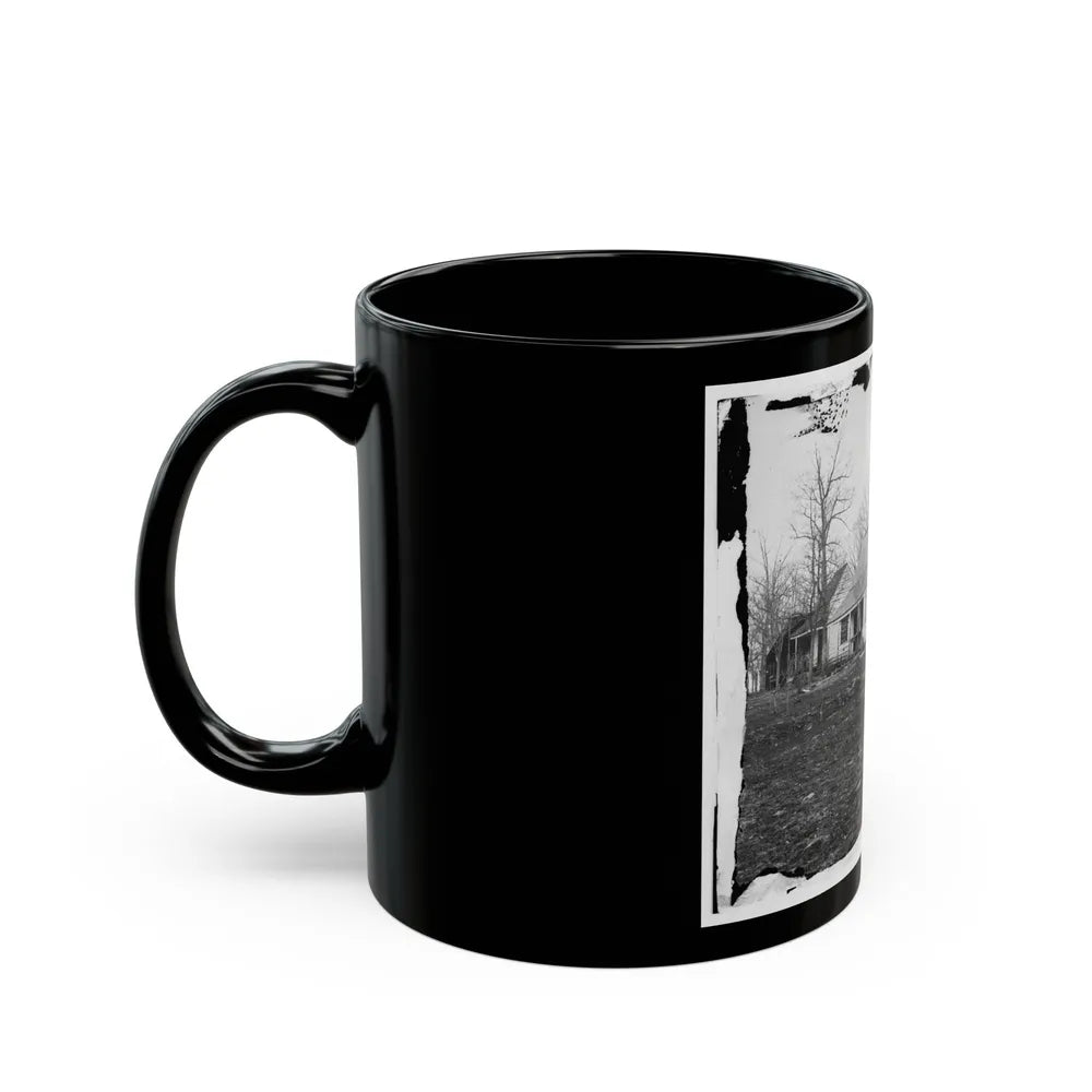 Centreville, Va., Vicinity. Mrs. Spinner's House (U.S. Civil War) Black Coffee Mug-Go Mug Yourself