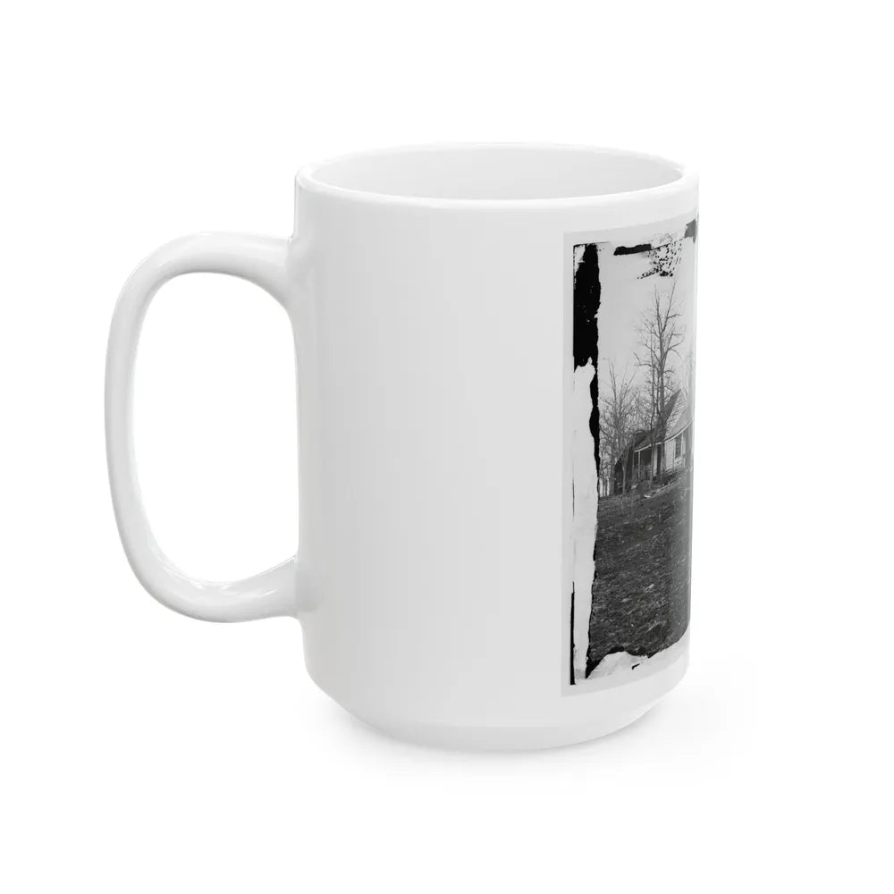 Centreville, Va., Vicinity. Mrs. Spinner's House (U.S. Civil War) White Coffee Mug-Go Mug Yourself