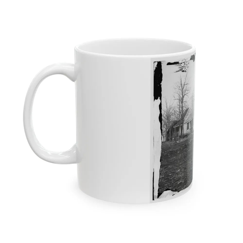 Centreville, Va., Vicinity. Mrs. Spinner's House (U.S. Civil War) White Coffee Mug-Go Mug Yourself