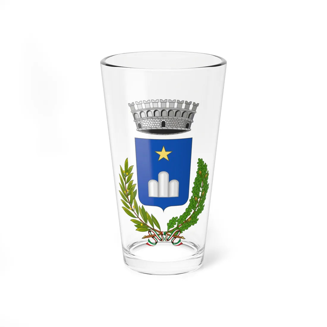 Ceppaloni-Stemma (Italy) (Coat of Arms) Pint Glass 16oz 16oz - Go Mug Yourself