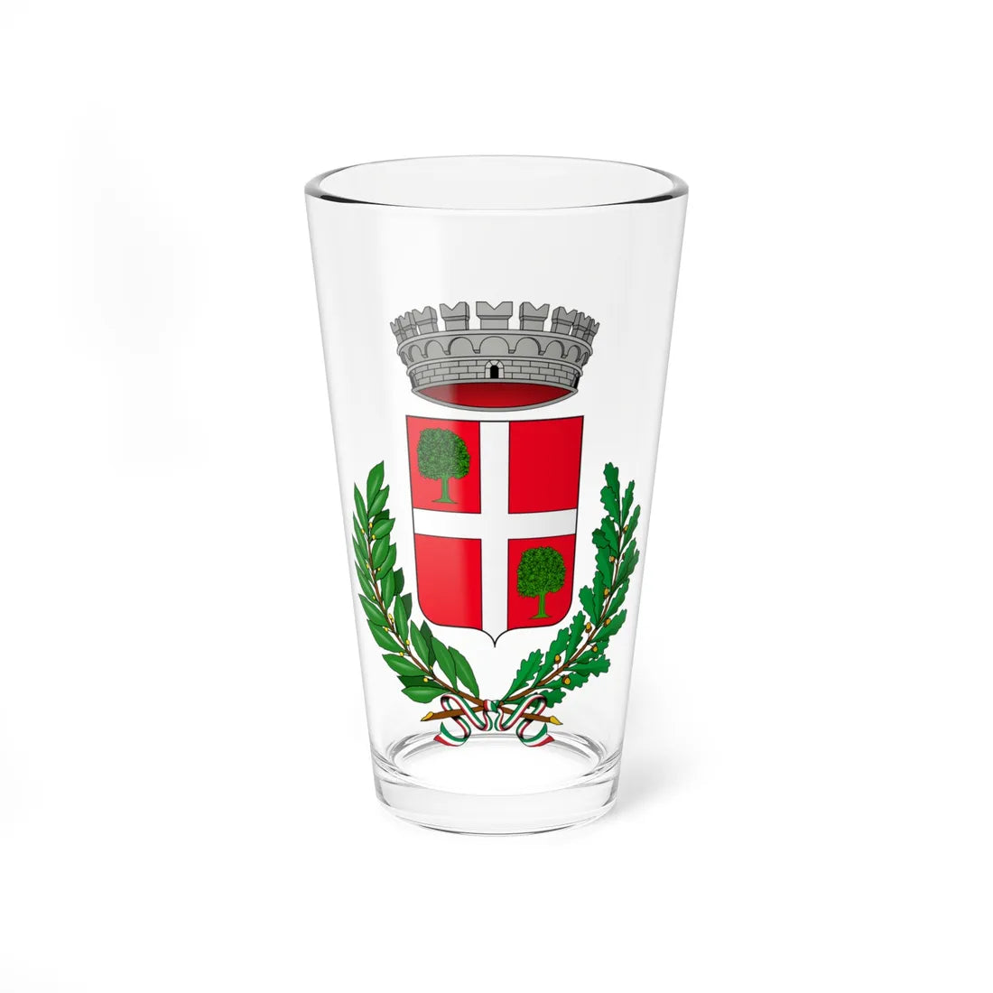 Cerano-Stemma (Italy) (Coat of Arms) Pint Glass 16oz 16oz - Go Mug Yourself