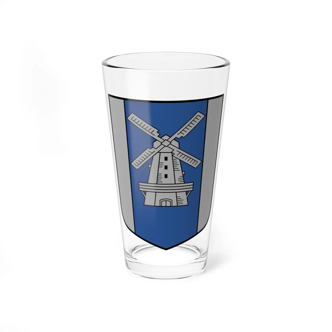 Ceraukstes pagasta ģerbonis (Latvia) (Coat of Arms) Pint Glass 16oz 16oz - Go Mug Yourself