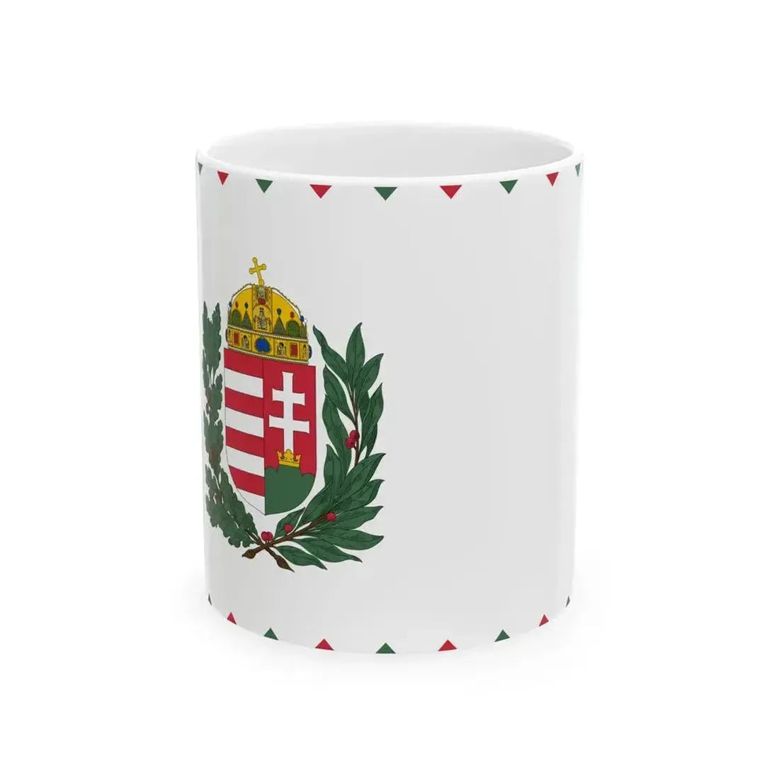 Ceremonial Ensign of Hungary 1991 proposal (Hungary) White Coffee Mug 11oz - Go Mug Yourself