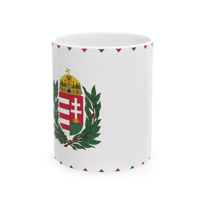 Ceremonial Ensign of Hungary 1991 proposal (Hungary) White Coffee Mug 11oz - Go Mug Yourself