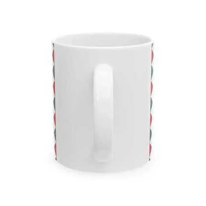 Ceremonial Ensign of Hungary 1991 proposal (Hungary) White Coffee Mug - Go Mug Yourself
