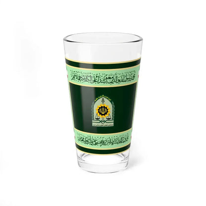 Ceremonial flag of the Law Enforcement Force of the Islamic Republic of Iran (Iran) Pint Glass 16oz 16oz - Go Mug Yourself