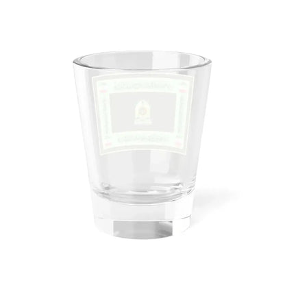 Ceremonial flag of the Law Enforcement Force of the Islamic Republic of Iran (Iran) Shot Glass 1.5oz - Go Mug Yourself