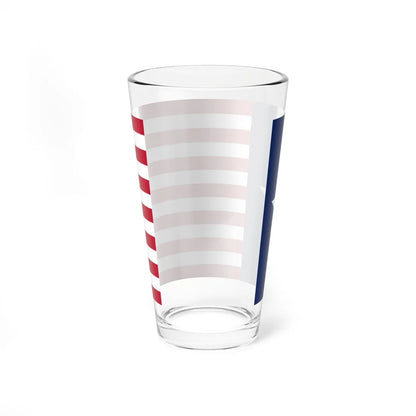 Ceremonial flag of the Texas Navy Association (United States) Pint Glass 16oz - Go Mug Yourself