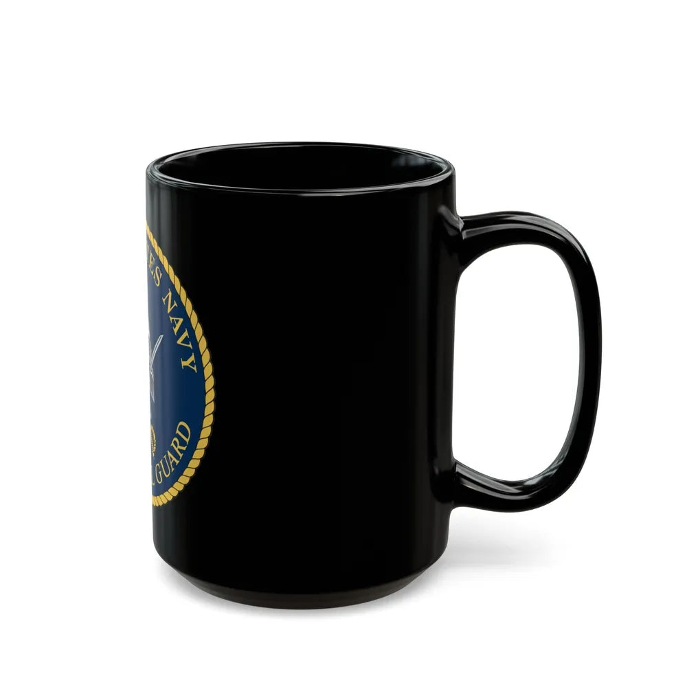 Ceremonial Guard (U.S. Navy) Black Coffee Mug-Go Mug Yourself