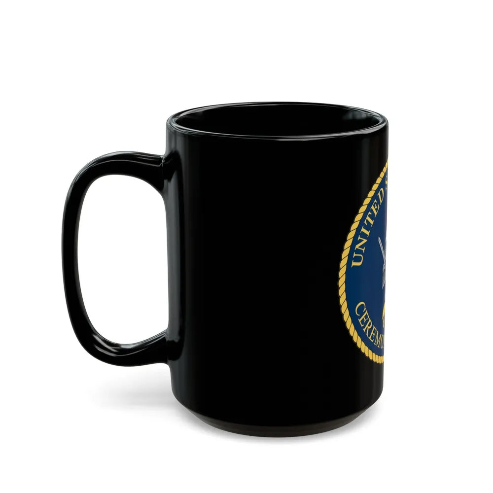 Ceremonial Guard (U.S. Navy) Black Coffee Mug-Go Mug Yourself