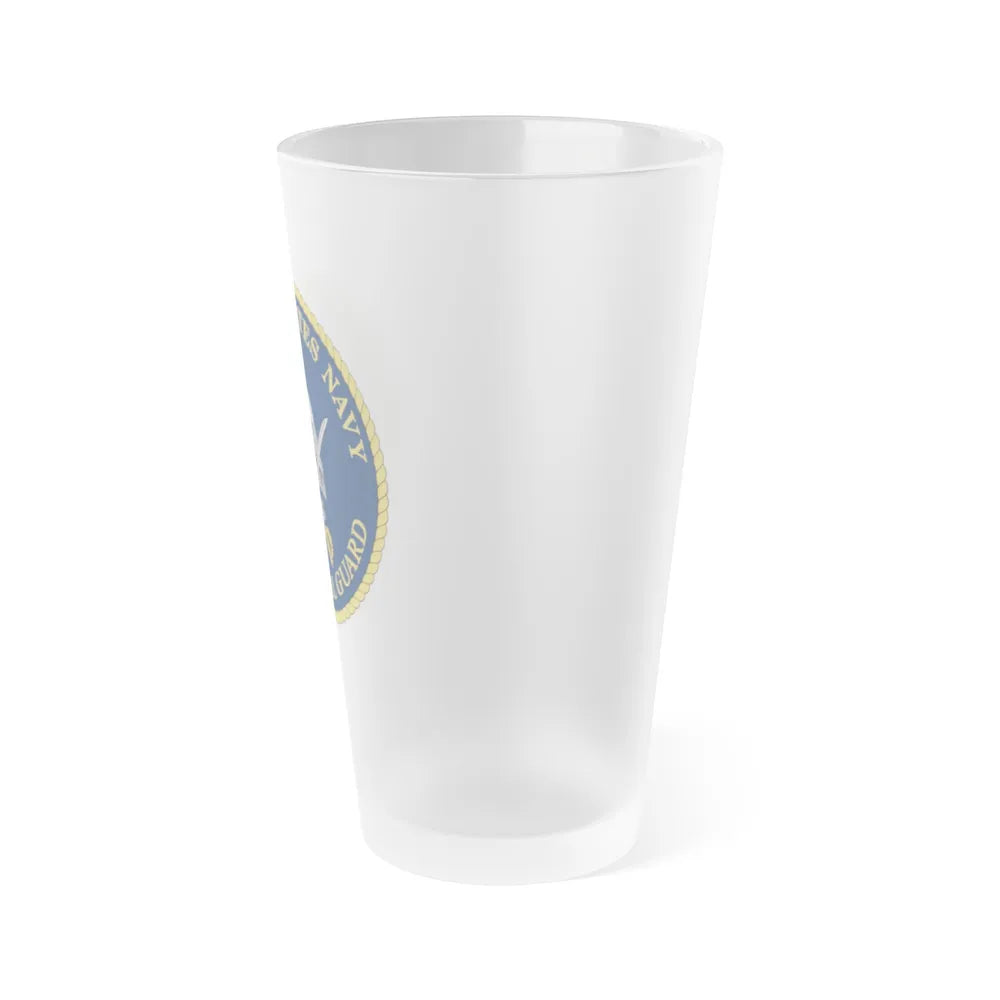 Ceremonial Guard (U.S. Navy) Frosted Pint Glass 16oz-Go Mug Yourself