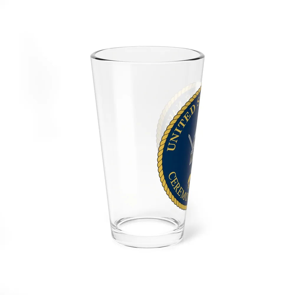 Ceremonial Guard (U.S. Navy) Pint Glass 16oz-Go Mug Yourself