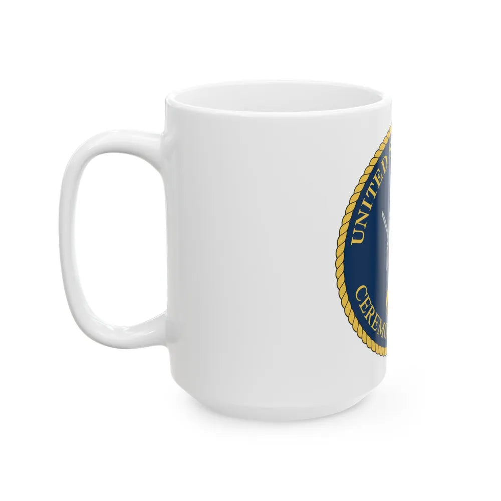 Ceremonial Guard (U.S. Navy) White Coffee Mug-Go Mug Yourself