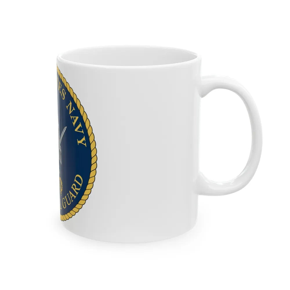 Ceremonial Guard (U.S. Navy) White Coffee Mug-Go Mug Yourself