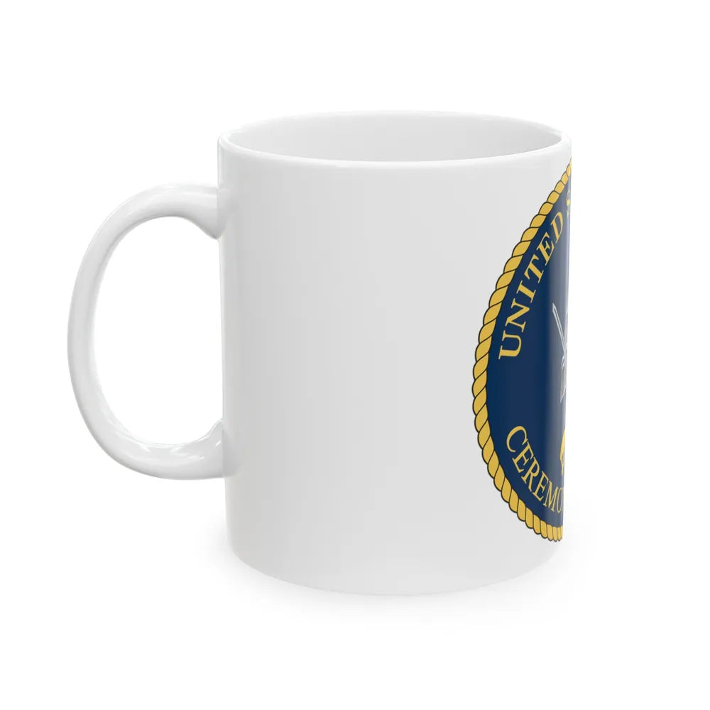 Ceremonial Guard (U.S. Navy) White Coffee Mug-Go Mug Yourself