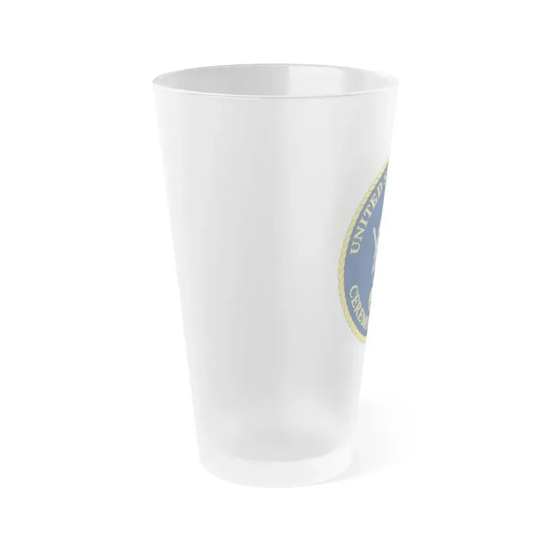 Ceremonial Guard (U.S. Navy) Frosted Pint Glass 16oz - Go Mug Yourself