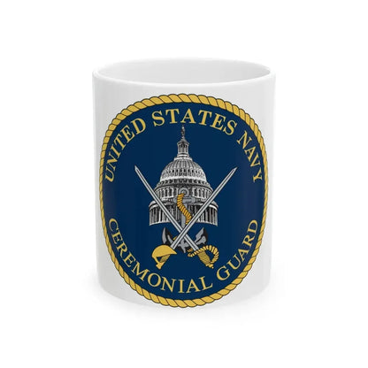 Ceremonial Guard (U.S. Navy) White Coffee Mug 11oz - Go Mug Yourself