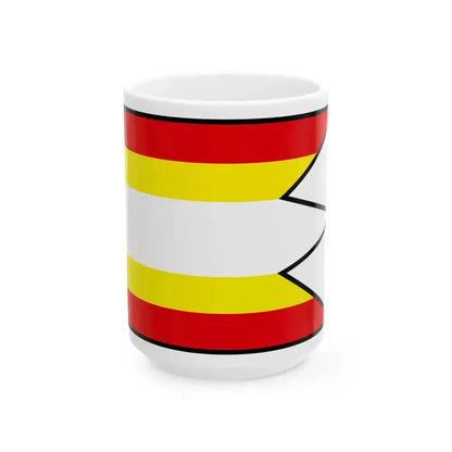 Cerenany Prievidza Flag (Slovakia) White Coffee Mug 15oz - Go Mug Yourself