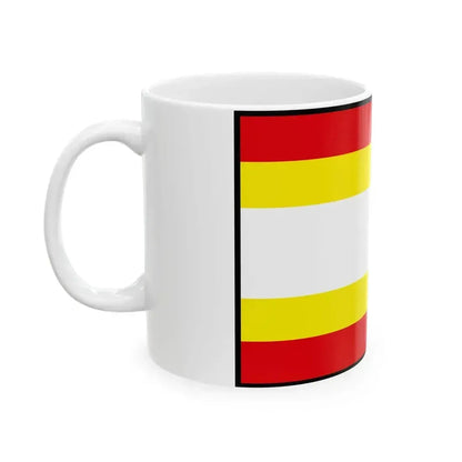 Cerenany Prievidza Flag (Slovakia) White Coffee Mug - Go Mug Yourself