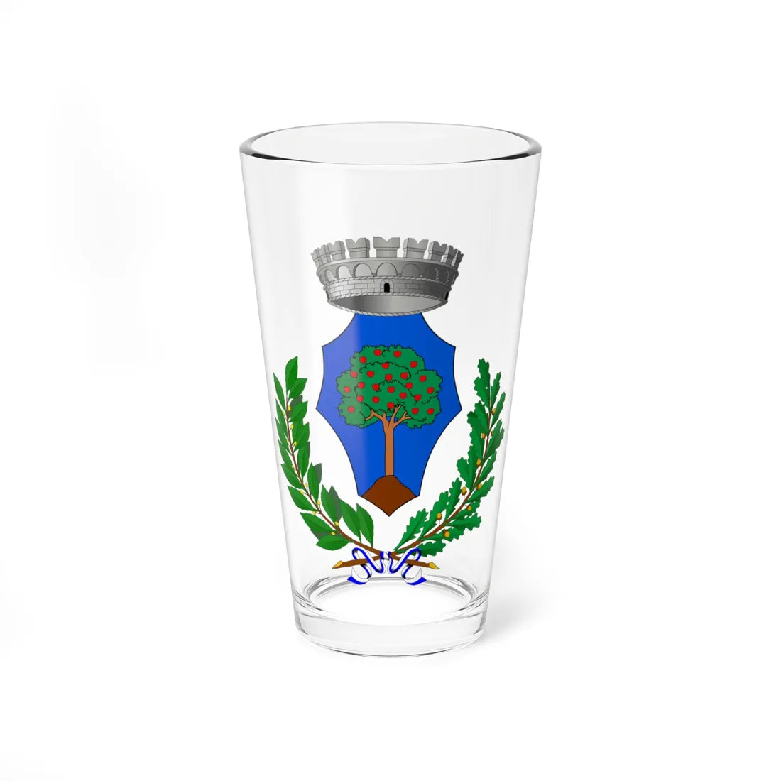 Ceresole dAlba-Stemma (Italy) (Coat of Arms) Pint Glass 16oz 16oz - Go Mug Yourself