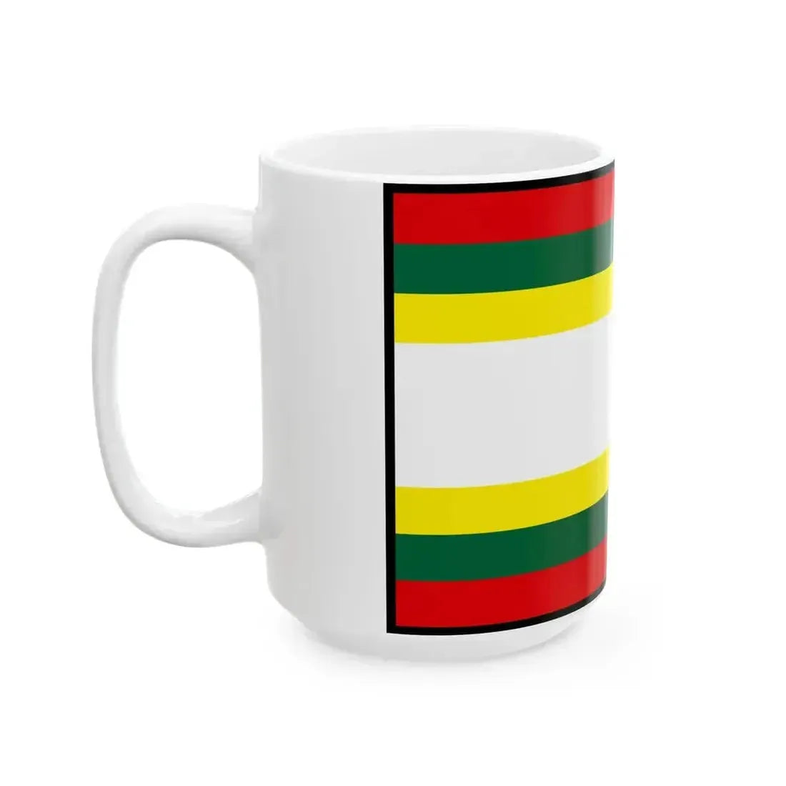 Cerhov Trebisov Flag (Slovakia) White Coffee Mug - Go Mug Yourself