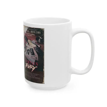 CERTAIN FURY (VHS COVER) - White Coffee Mug - Go Mug Yourself