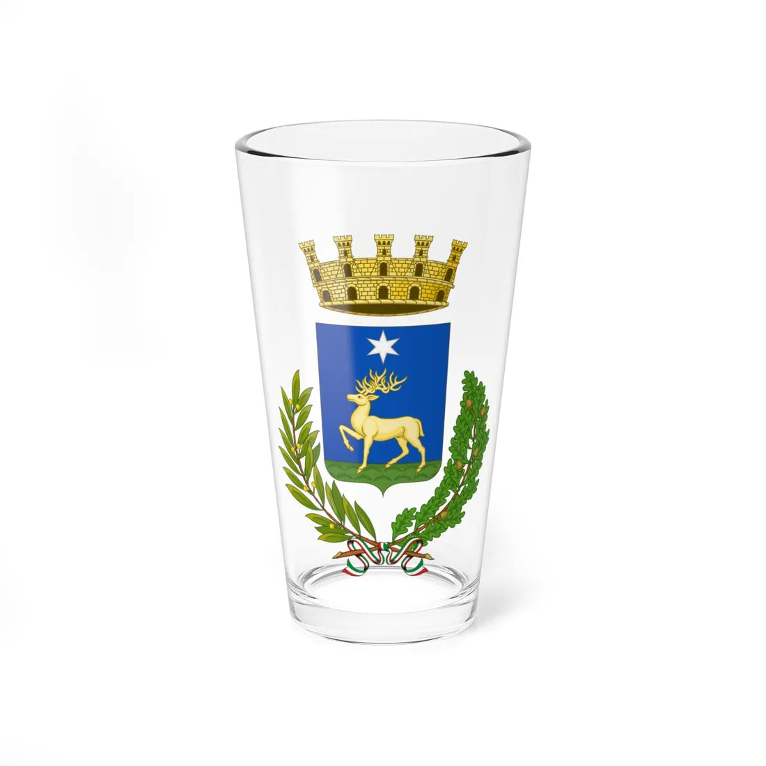 Cervaro-Stemma (Italy) (Coat of Arms) Pint Glass 16oz 16oz - Go Mug Yourself