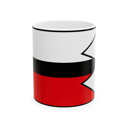 Cerveny Kamen Ilava Flag (Slovakia) White Coffee Mug 11oz - Go Mug Yourself