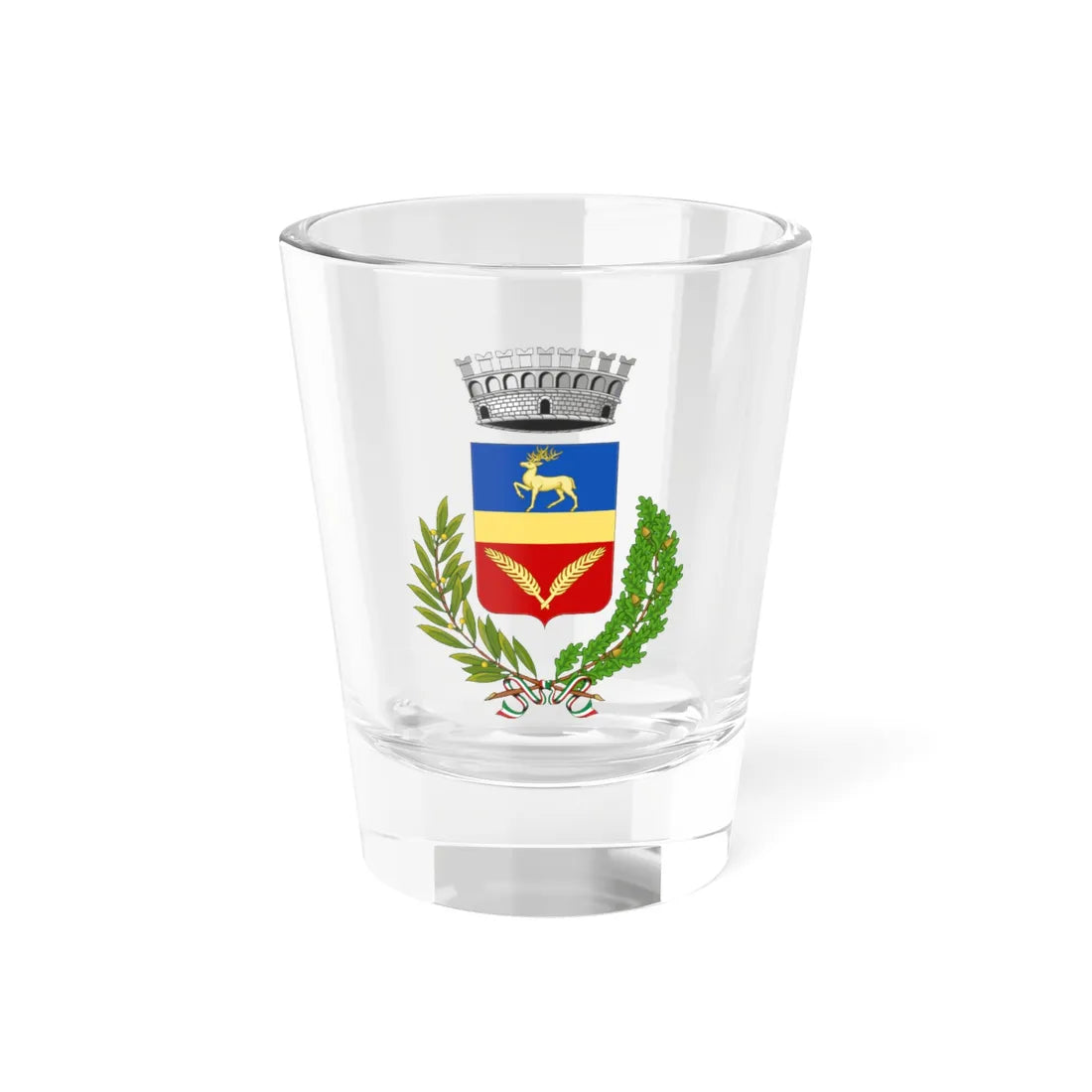 Cervo-Stemma (Italy) (Coat of Arms) Shot Glass 1.5oz 1.5oz - Go Mug Yourself