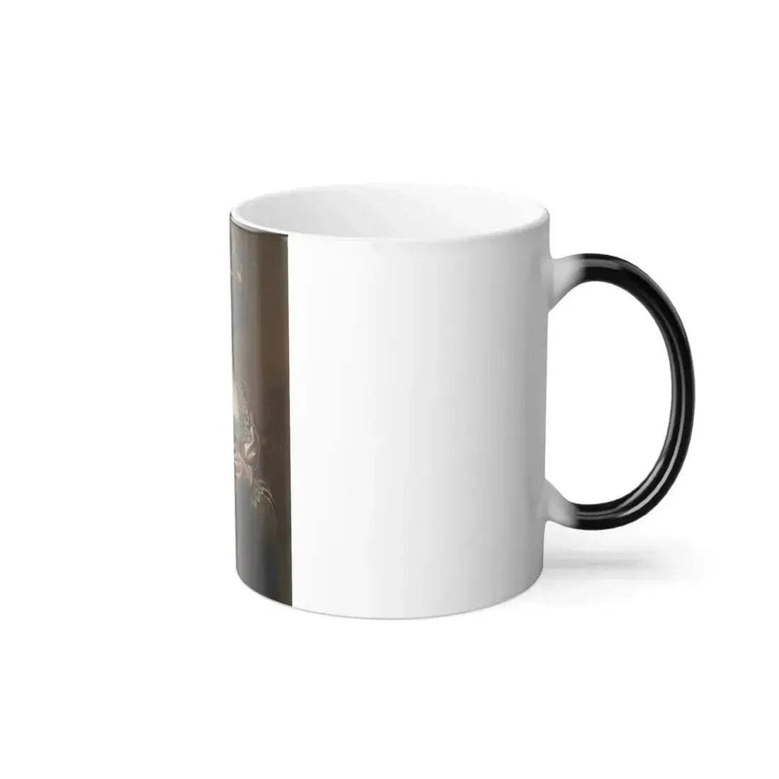 Cesare Auguste Detti (1847-1914) Portrait of a Noblewoman - Oil on Canvas - Color Changing Mug 11oz - Go Mug Yourself