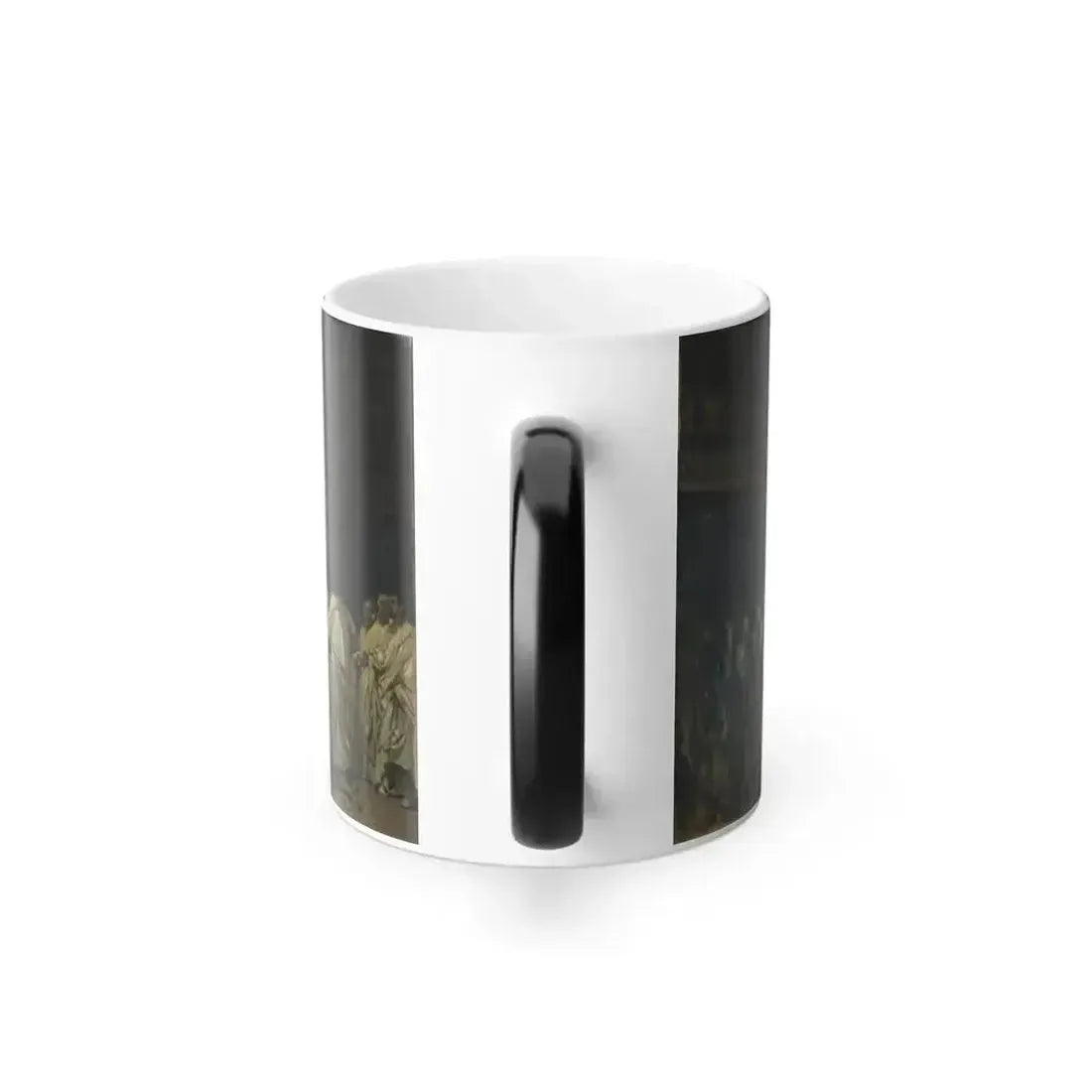 Cesare Maccari (1840-1919) Appio Claudio Cieco accompagnato dai senatori nella Curia - Fresco 1882-1888 -0 - Color Changing Mug 11oz - Go Mug Yourself
