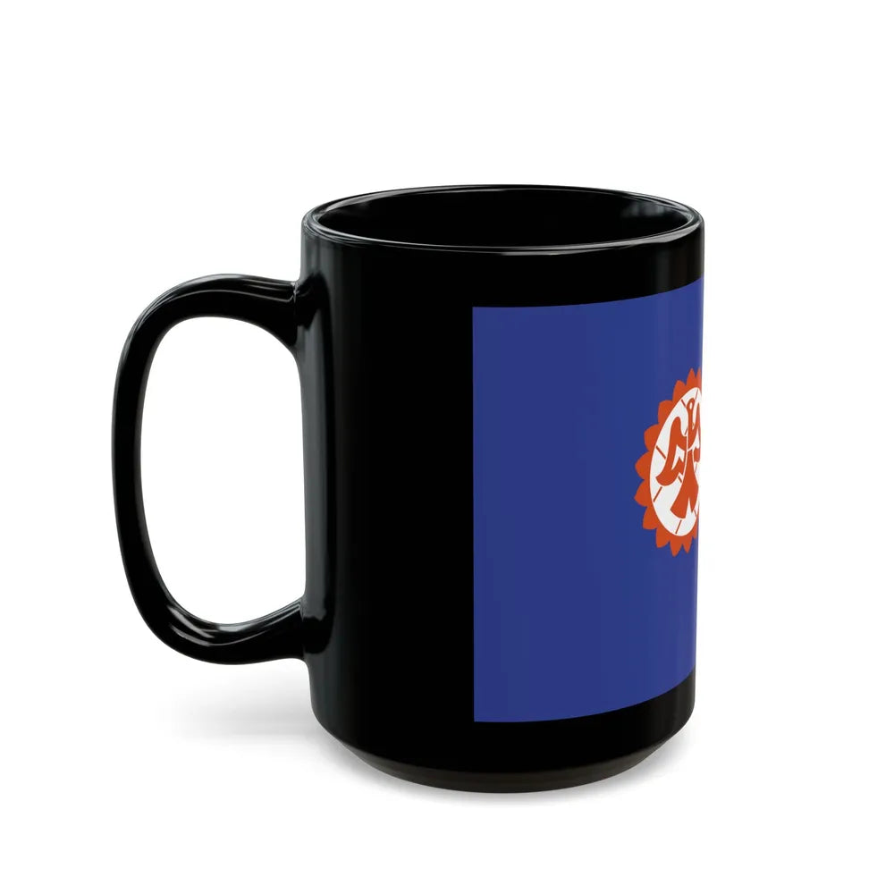 Flag of Suita Osaka Japan - Black Coffee Mug-Go Mug Yourself