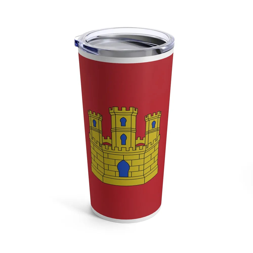 Flag of Castile La Mancha Spain - Tumbler 20oz-Go Mug Yourself