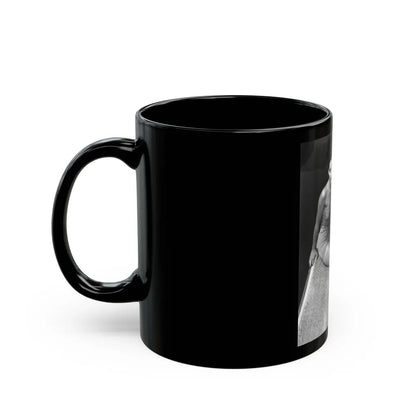 Debra Paget #510 1 (Vintage Female Icon) Black Coffee Mug-Go Mug Yourself